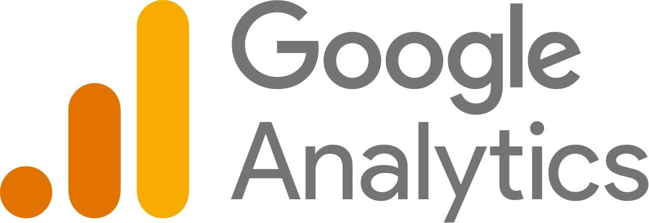 Google Analytics logo, a tool for tracking and analyzing website data. Kyle Olmstead is Google Analytics certified.