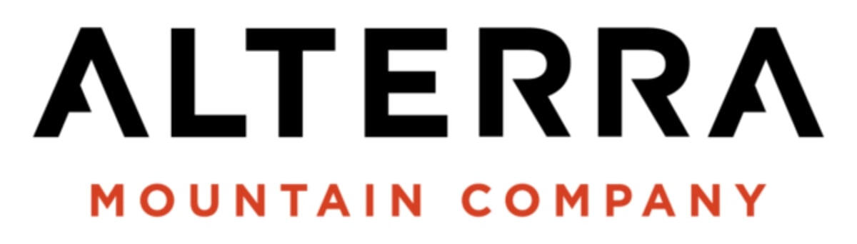 Alterra Mountain Company logo representing a collection of premier ski destinations and outdoor adventure experiences.